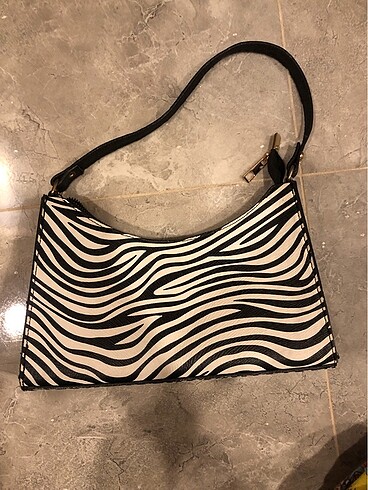 Diğer Zebra desen kol çantası