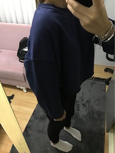 Atmosphere Lacivert sweatshirt