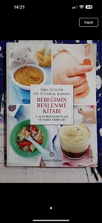 Bebeğimin beslenme kıtabı