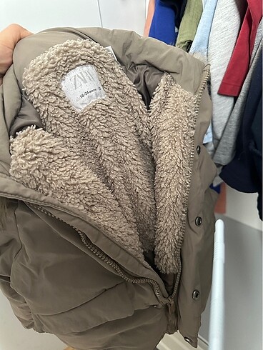 18-24 Ay Beden camel Renk Zara bebek mont