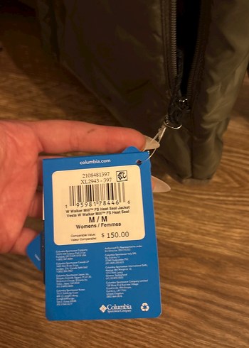 Columbia Erkek - Kız Koyu Yeşil  Fermuarlı Mont - Görsel 5