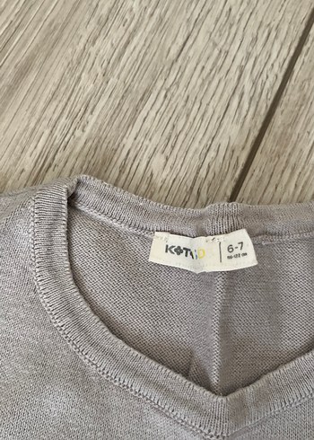 Lila Uzun Kollu Triko Sweatshirt - Görsel 2