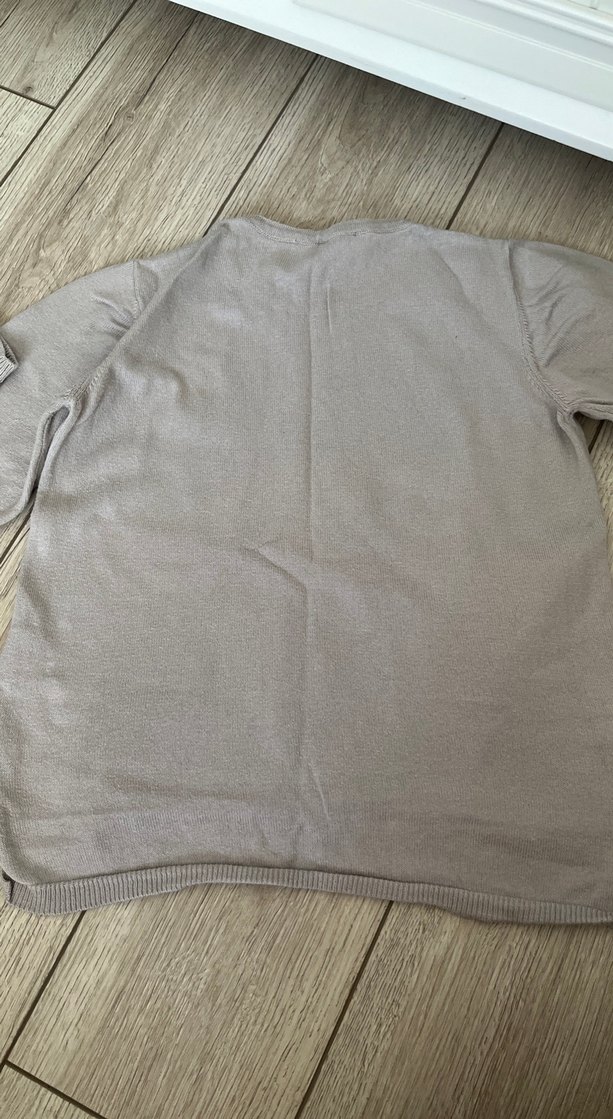 Lila Uzun Kollu Triko Sweatshirt - Görsel 3