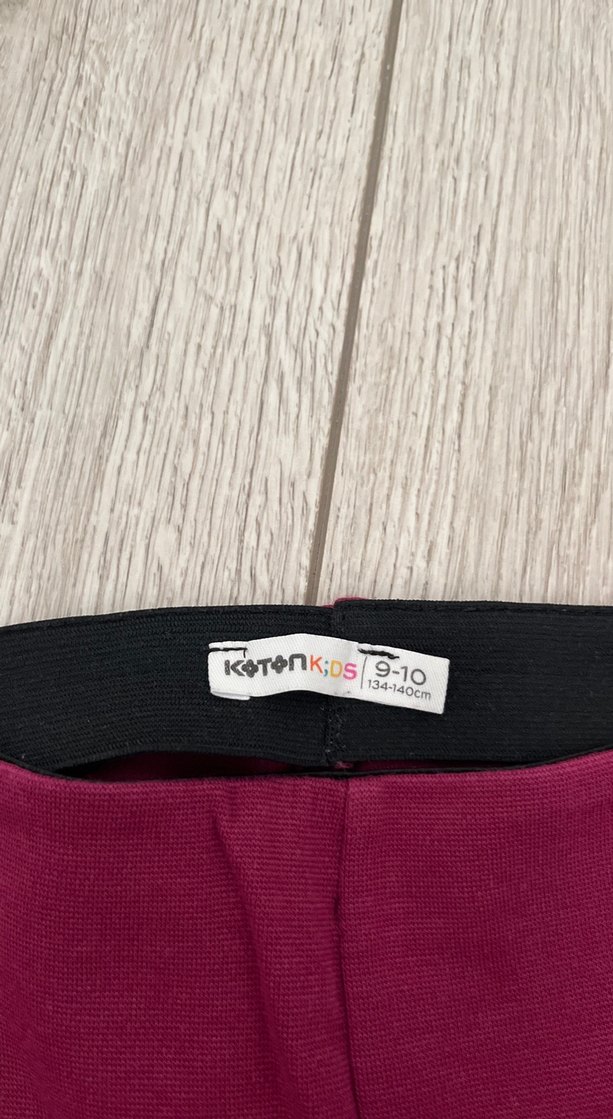 Bordo Kız Çocuk Tayt - Görsel 2