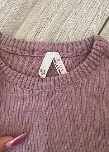 Kız Çocuk Basic Triko Kazak - Görsel 2