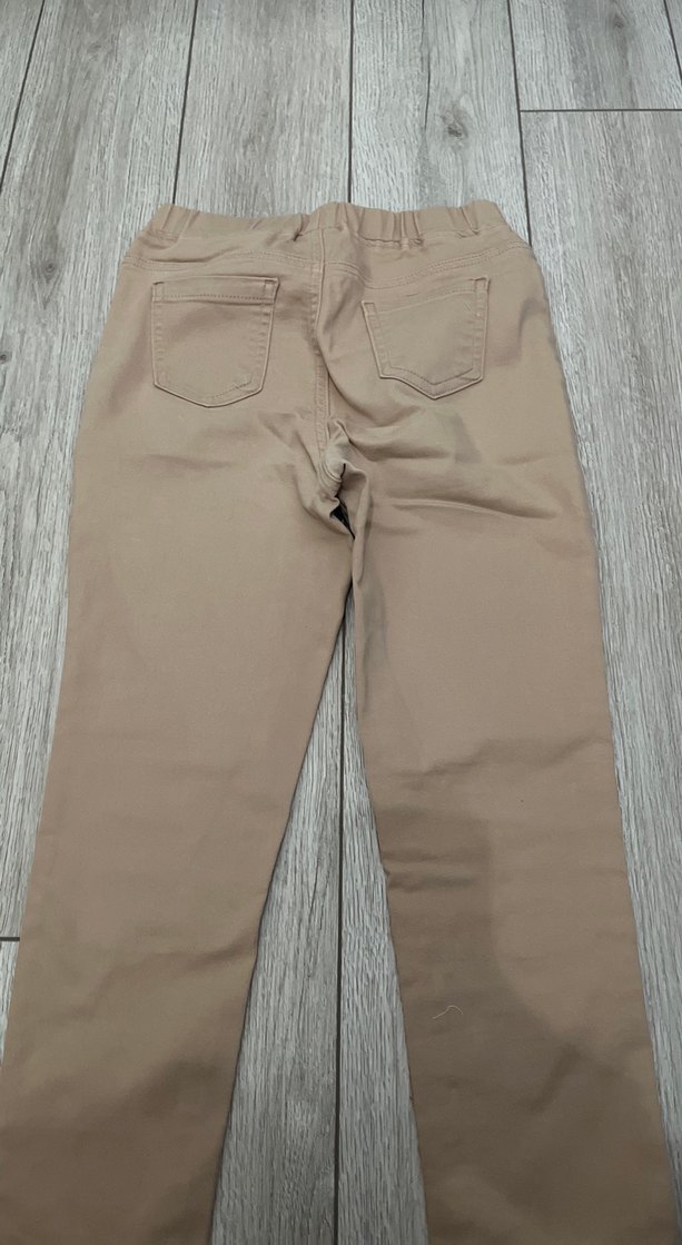 Kız Çocuk Bej Normal Kesim Pantolon - Görsel 3