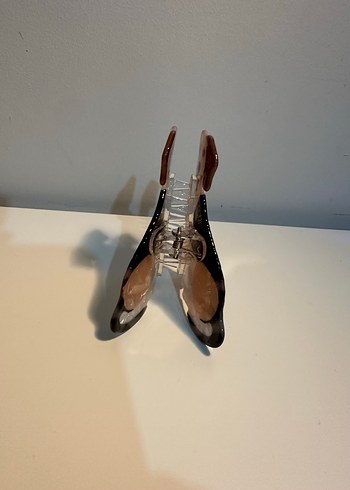 Kahverengi Köpek klipsli toka - Görsel 2