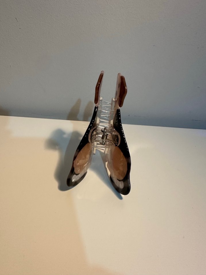 Kahverengi Köpek klipsli toka - Görsel 2