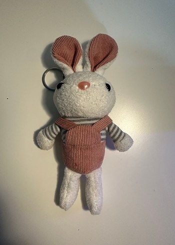 Gri Peluş Tavşan Oyuncak - Görsel 2