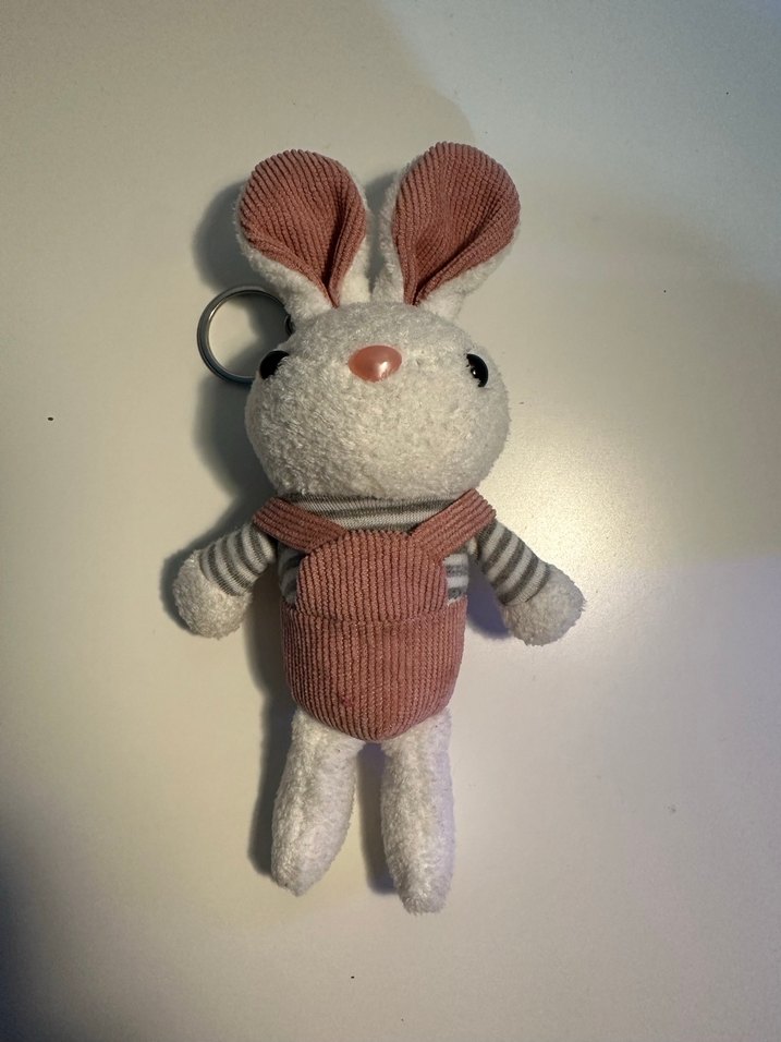 Gri Peluş Tavşan Oyuncak - Görsel 2