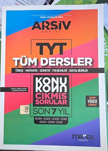 TYT-AYT için hazırlanmış çalışma kitapları - Görsel 3