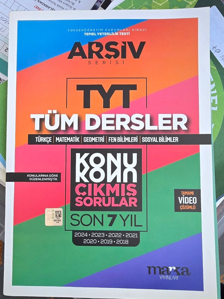 TYT-AYT için hazırlanmış çalışma kitapları - Görsel 3