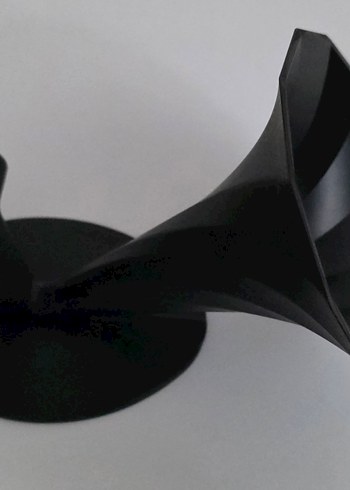 Siyah Telefon Tutucu Stand, megafonlu - Görsel 3