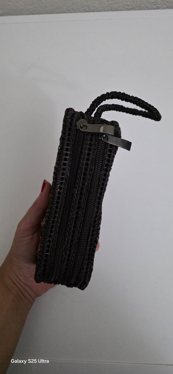 Boncuk İşlemeli Örgü Bohem Kadın El Çantası - Görsel 2