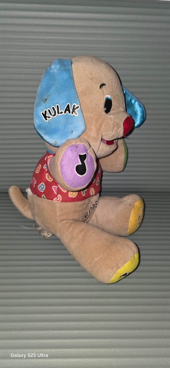 Renkli Eğitici Peluş Köpek Oyuncak - Görsel 2