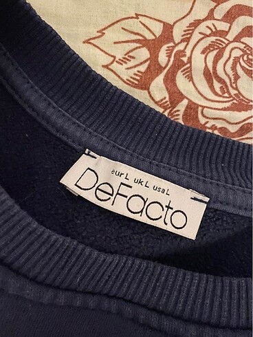 Defacto lacivert sweatshirt