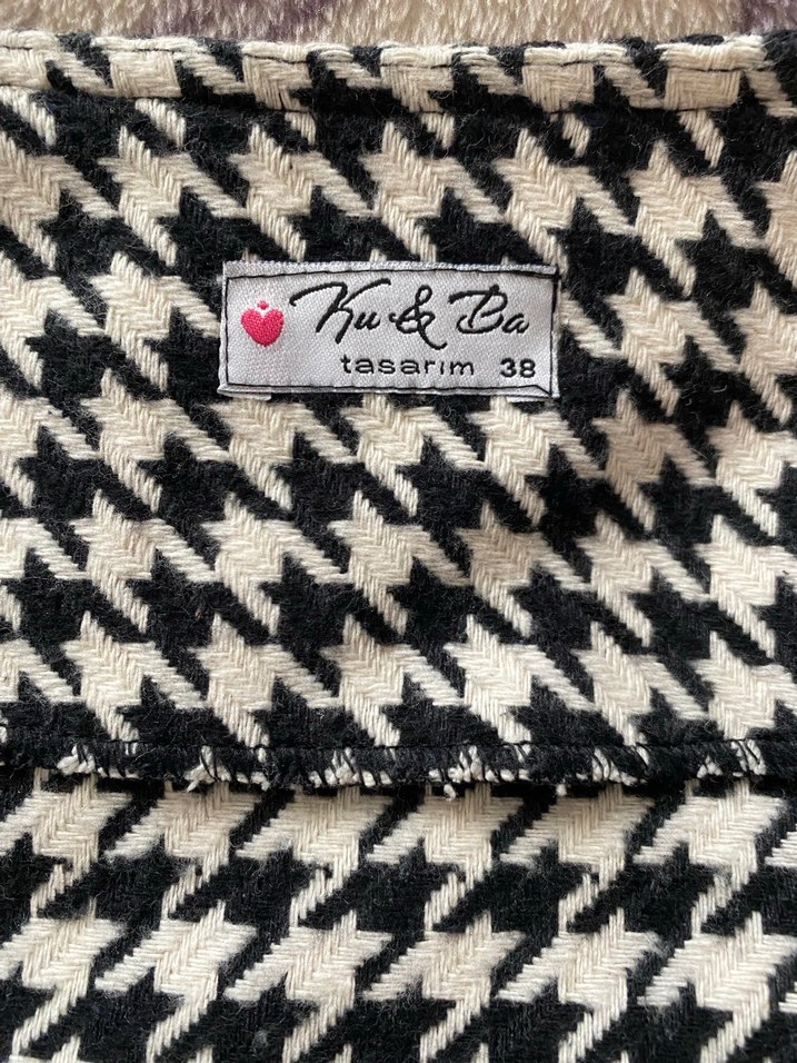 Gri Ekose Uzun Rahat Kesim  kaban - Görsel 5