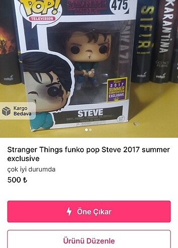 stranger things funko pop Steve summer exclusive 2017