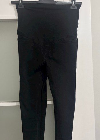 Siyah Hamile Kot Pantolon