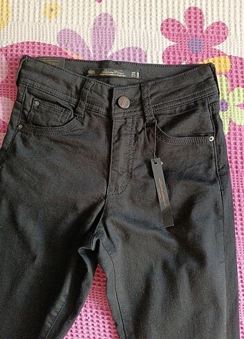 32 Beden siyah Renk XXS Dar paça siyah okul pantolonu (çocuk 11-12 yaş) 