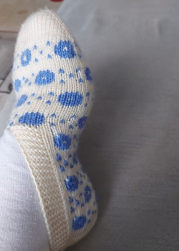 5 şiş ceyizlik patik istenilen renk yapilir - Görsel 2