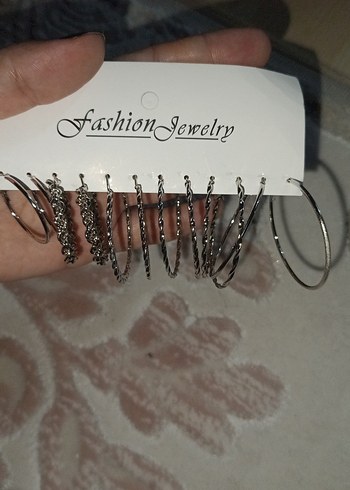 Parlak Mini Yılan Desenli Bohem Küpeler - Görsel 2