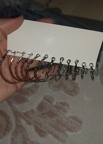 Parlak Mini Yılan Desenli Bohem Küpeler - Görsel 3