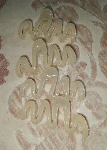 Bej Dalgalı Tırnak Süsü Seti - Görsel 2