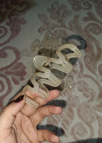 Bej Dalgalı Tırnak Süsü Seti - Görsel 3