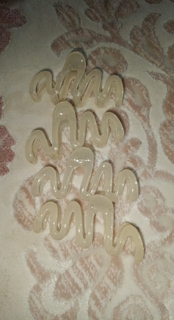 Bej Dalgalı Tırnak Süsü Seti - Görsel 2