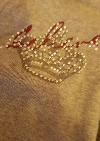 Baskılı Gri kısa kollu tişört - Görsel 3