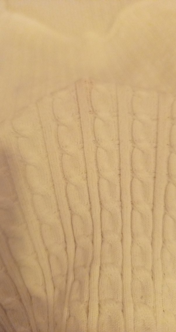 Kadın Beyaz Örgü Triko Bluz - Görsel 2