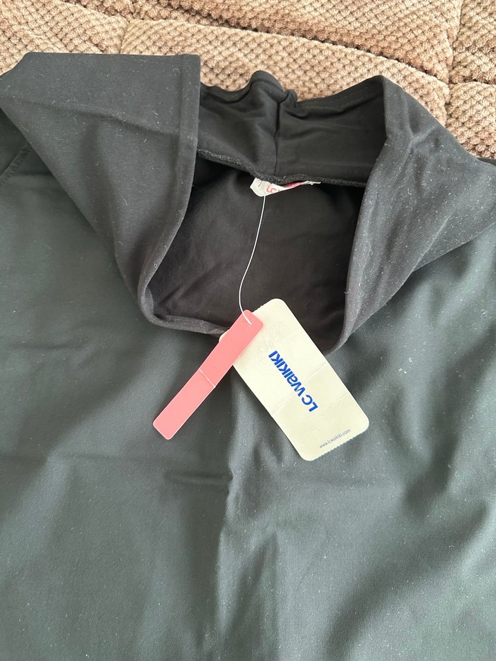 Siyah Midi Hamile Eteği - Görsel 3