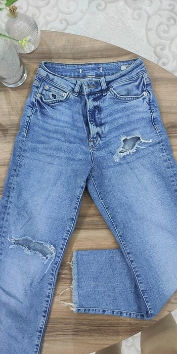 Çocuk mom jeans kot