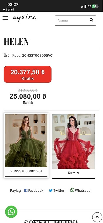 Aysira Elbise - Görsel 6