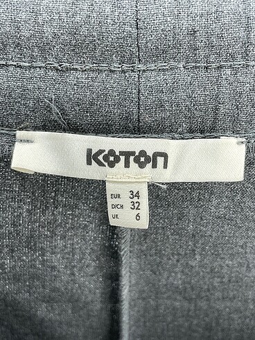 34 Beden gri Renk Koton Düz Kesim %70 İndirimli.