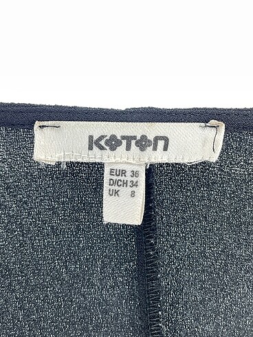 36 Beden siyah Renk Koton Kısa Elbise %70 İndirimli.