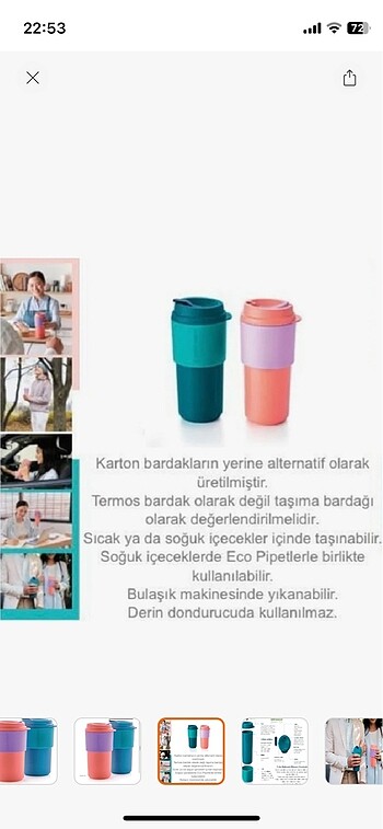 Tupperware Bardak