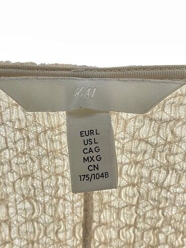 l Beden beyaz Renk H&M Uzun Elbise %70 İndirimli.