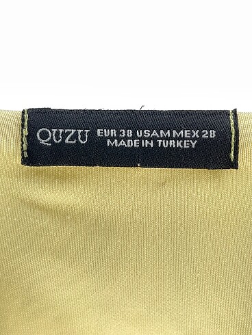 38 Beden sarı Renk Quzu Bluz %70 İndirimli.