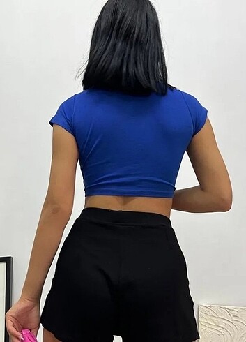 m Beden Penye Crop Tshirt