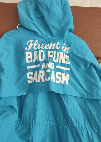 Mavi Uzun Sokak Stili Kadın Yağmurluk - Görsel 6