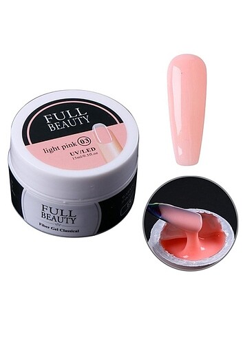 Full Beauty Protez Tırnak Jeli Builder Jel Light Pink