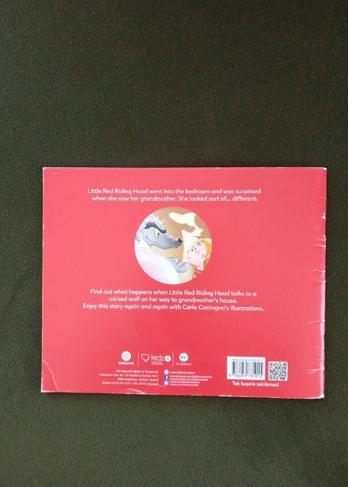 Lıttle Red rıdıng hood ingilizce kitabı  - Görsel 5
