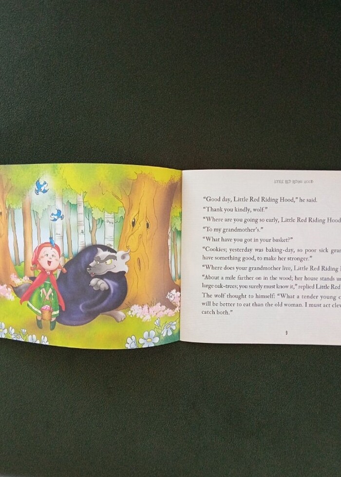 Lıttle Red rıdıng hood ingilizce kitabı  - Görsel 4