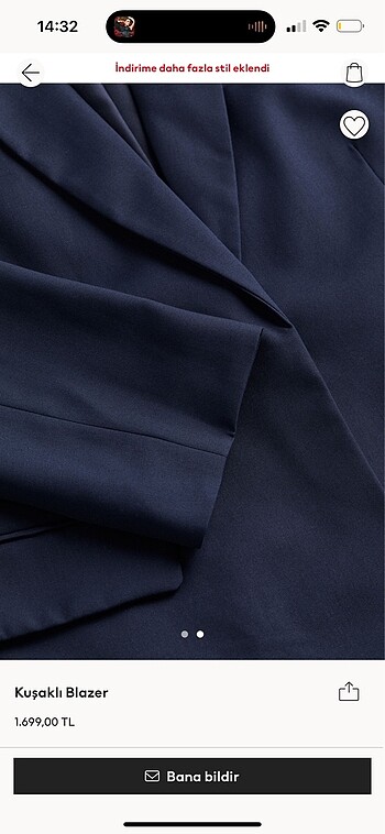 H&M blazer ceket