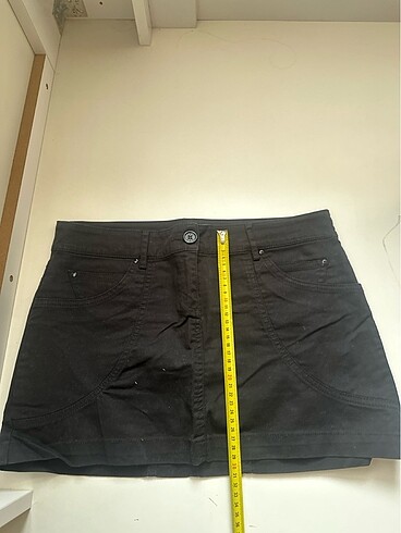 38 Beden Mini Siyah Şort
