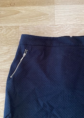 Koton Kadın Lacivert Midi Kalem Etek Fermuarlı