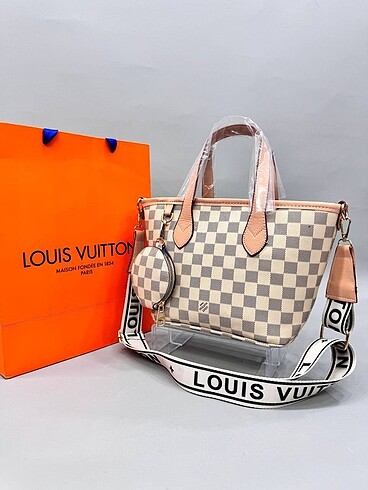  Beden kahverengi Renk LOUIS Vuitton kadın çanta
