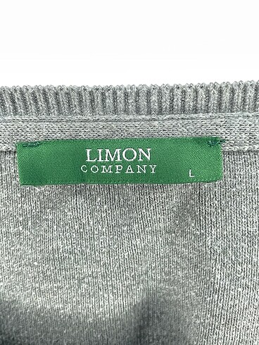 l Beden gri Renk Limon Company Kazak / Triko %70 İndirimli.